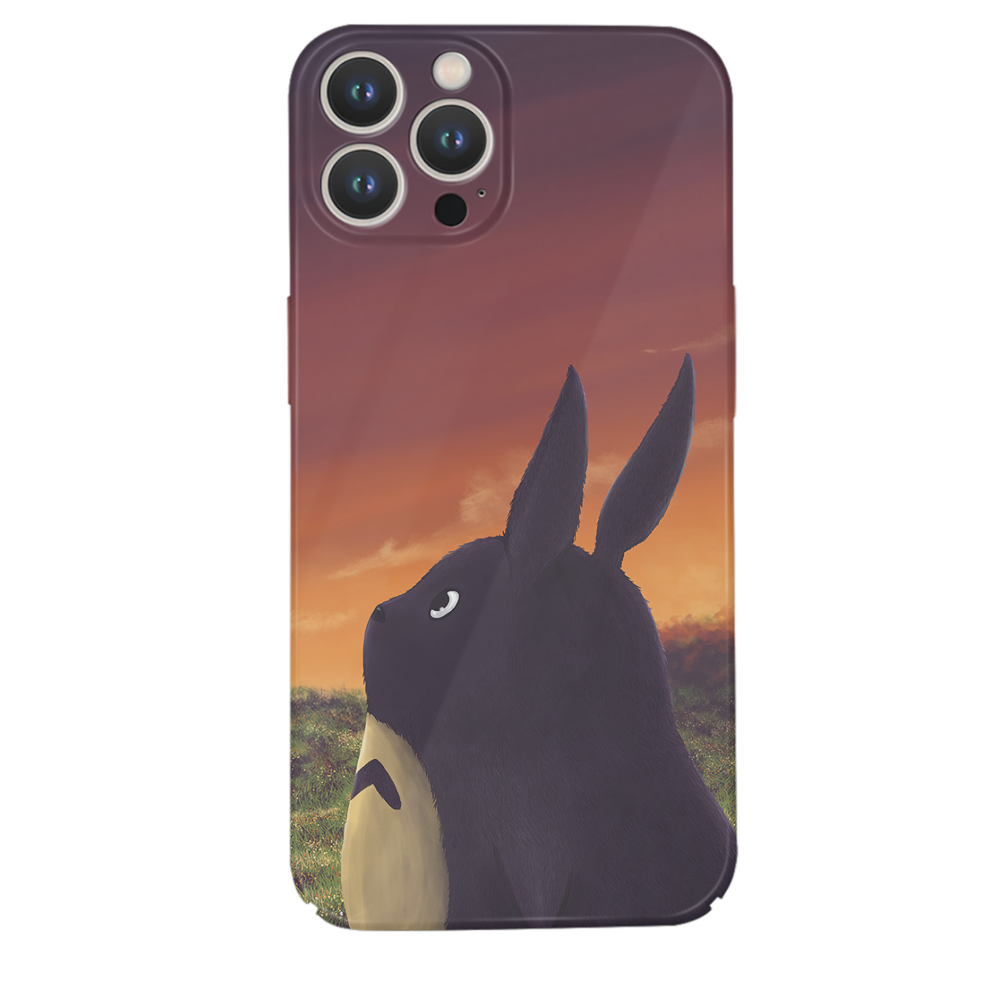 （画像用） となりのトトロ 草壁メイ 草壁サツキ My Neighbor Totoro Satsuki Kusakabe Mei Kusakabe 【iPhone 14シリーズ対応】ハードケース